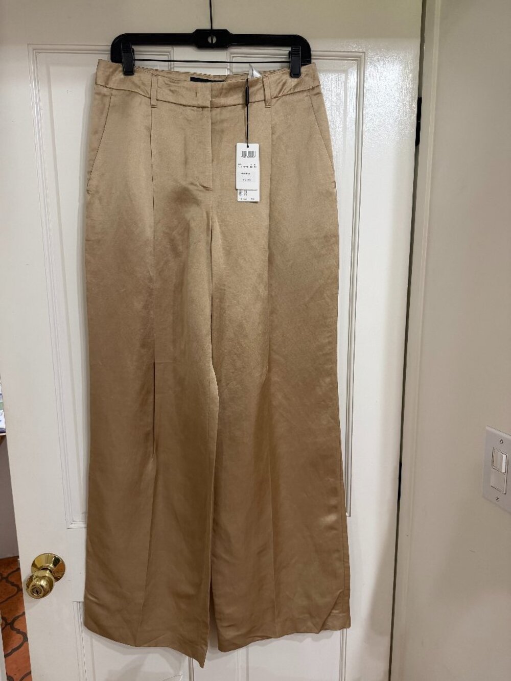 NEW with Tags $445 Marc Cain Linen-Blend Pant sz 6